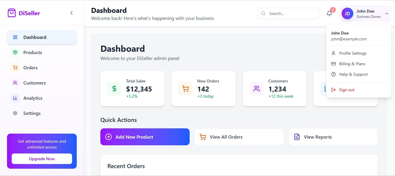 Dashboard Preview 4